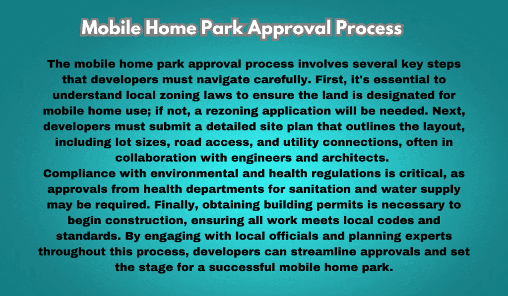 Mobile Home Park Approval Process