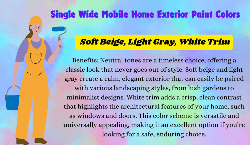 Single Wide Mobile Home Exterior Paint Colors