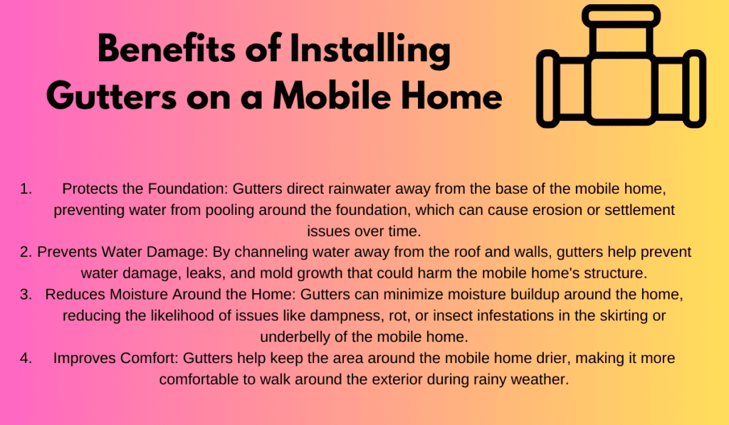 Benefits of Installing Gutters on a Mobile Home