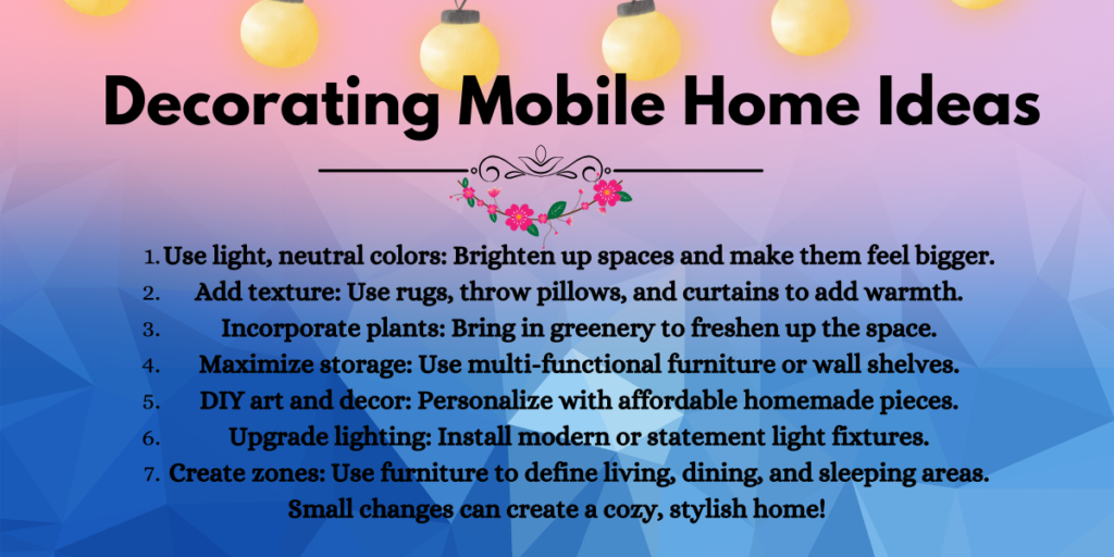 Decorating Mobile Home Ideas