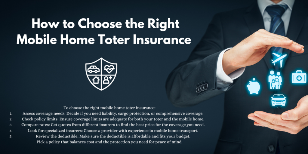 How to Choose the Right Mobile Home Toter Insurance 