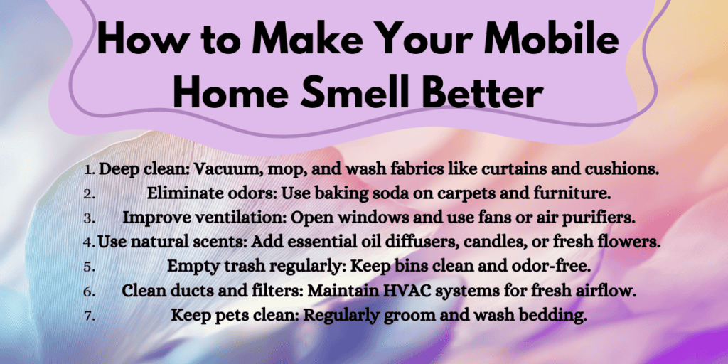 How to Make Your Mobile Home Smell Better